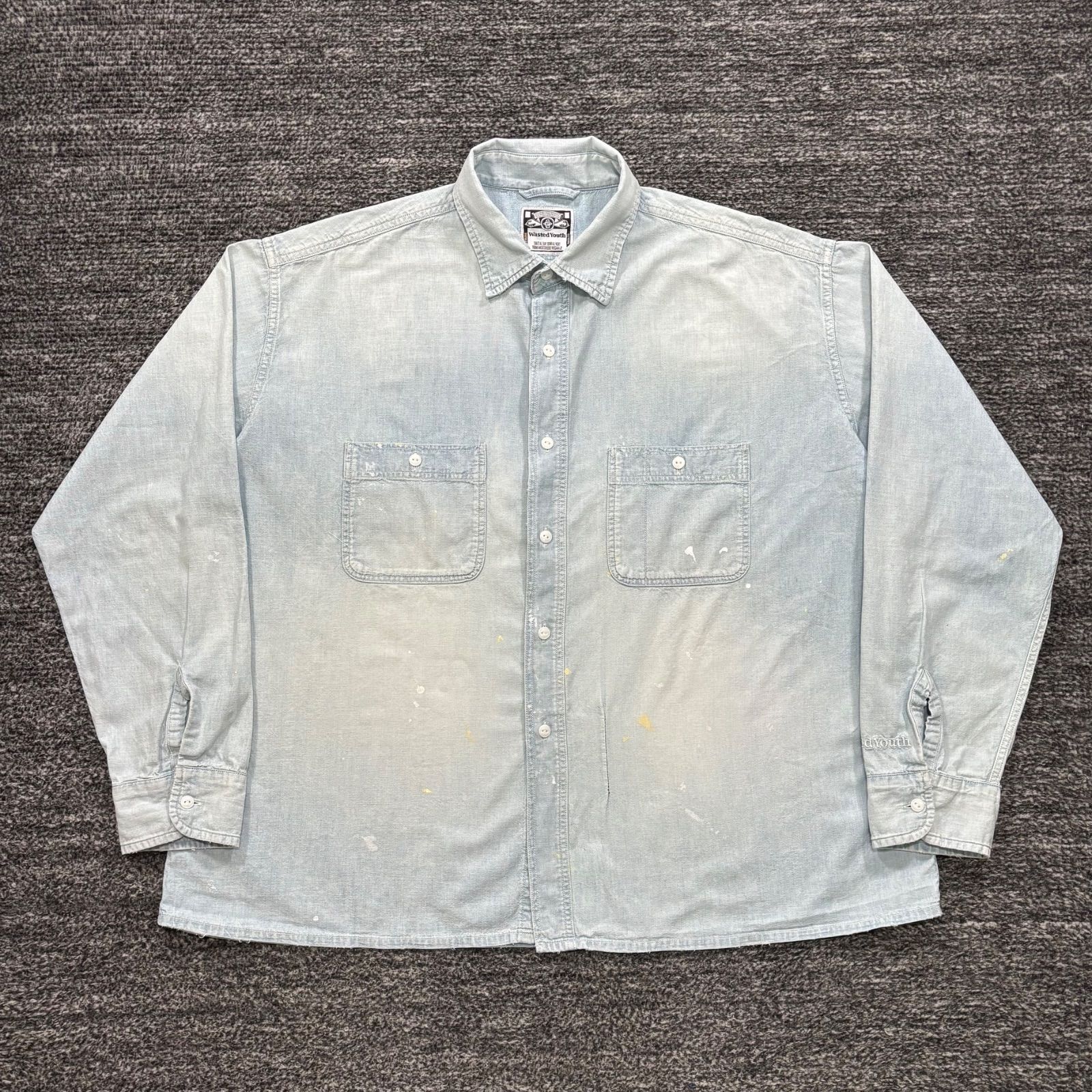 Wasted Youth シャンブレーシャツ M ウェステッドユース