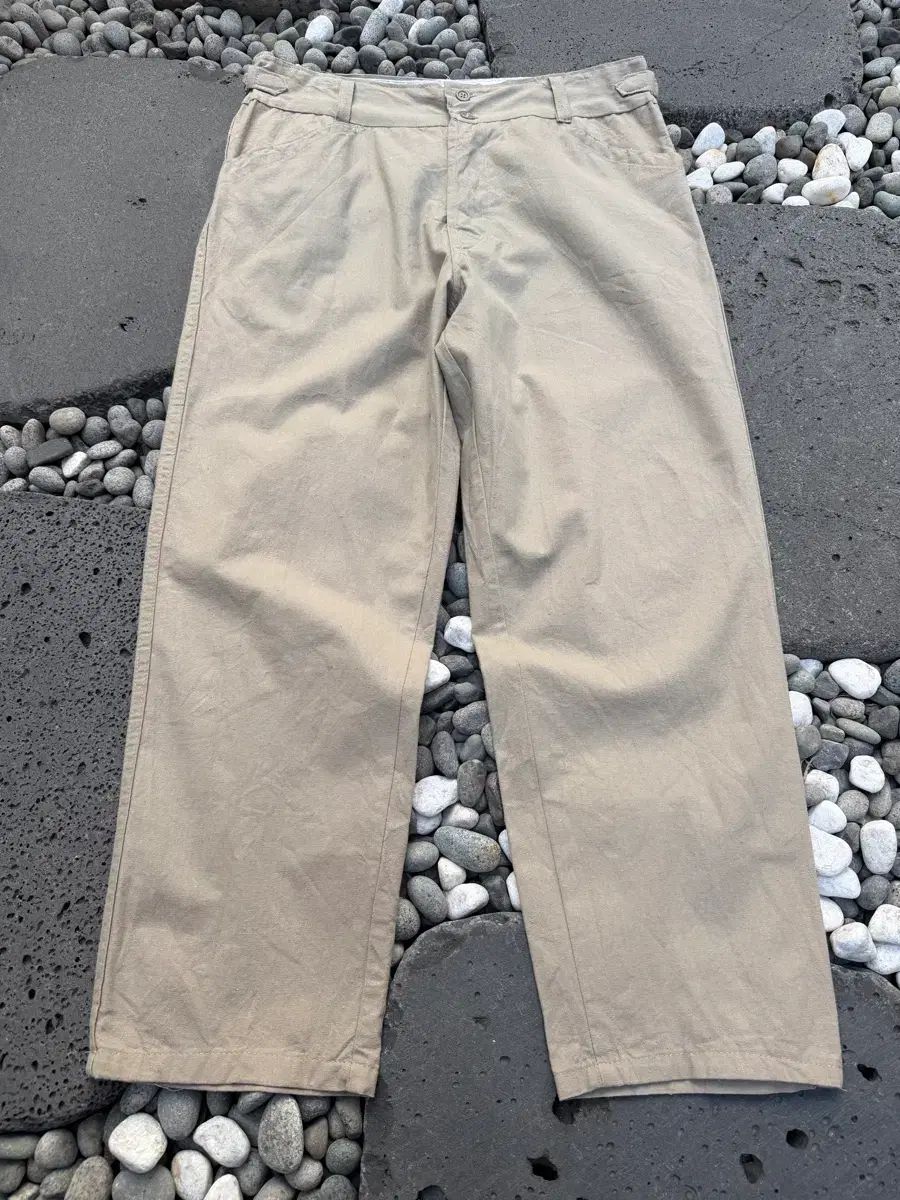 90s LANTICHOC フレンチ リネン リネン フレンチワークパンツ