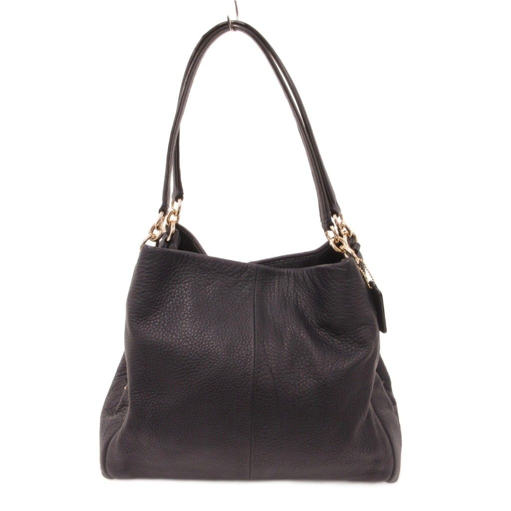 コーチ COACH F35723 Phoebe ショルダーバッグ ペブルトレザー 紺 ネイビー /JS ■GY18