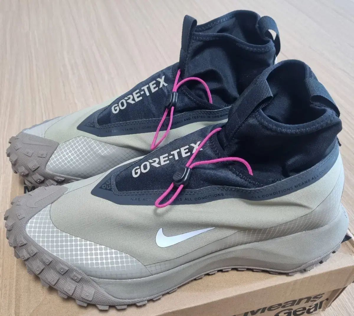 ナイキ ACG マウンテン フライ ゴアテックス クレー グリーン