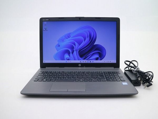 hp 250 G7 Core i5-8265U 1.6GHz 8GB 256GB DVD+-RW 15.6インチ非光沢 FWXGA 1366x768 Windows11 Pro 64bit 小難 中古
