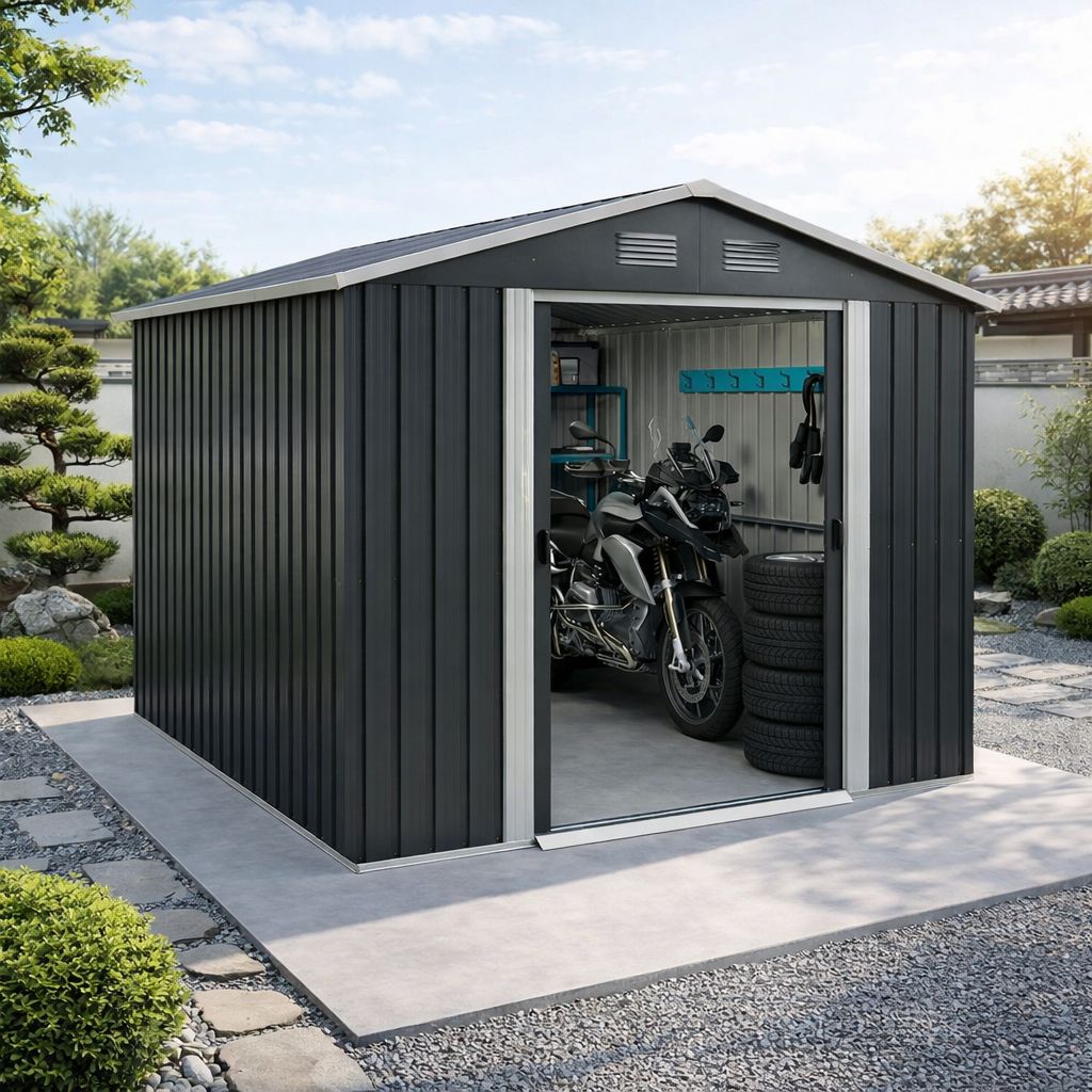 11700円OFF・限定価格】超大型屋外物置 幅236×奥行303×高さ190cm