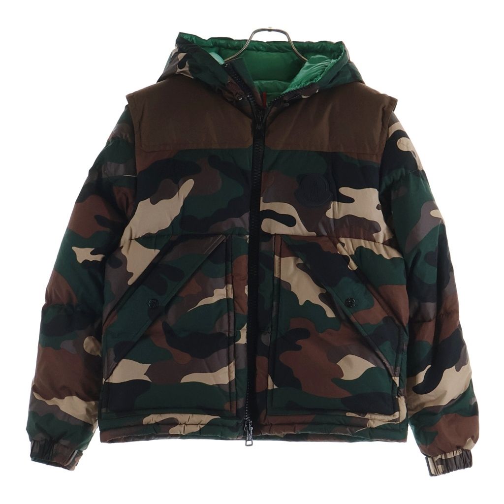 MONCLER (モンクレール) CAVET GUIBBOTTO カモフラージュ柄 2WAY ダウンジャケット ベスト マルチカラー G20911A00121