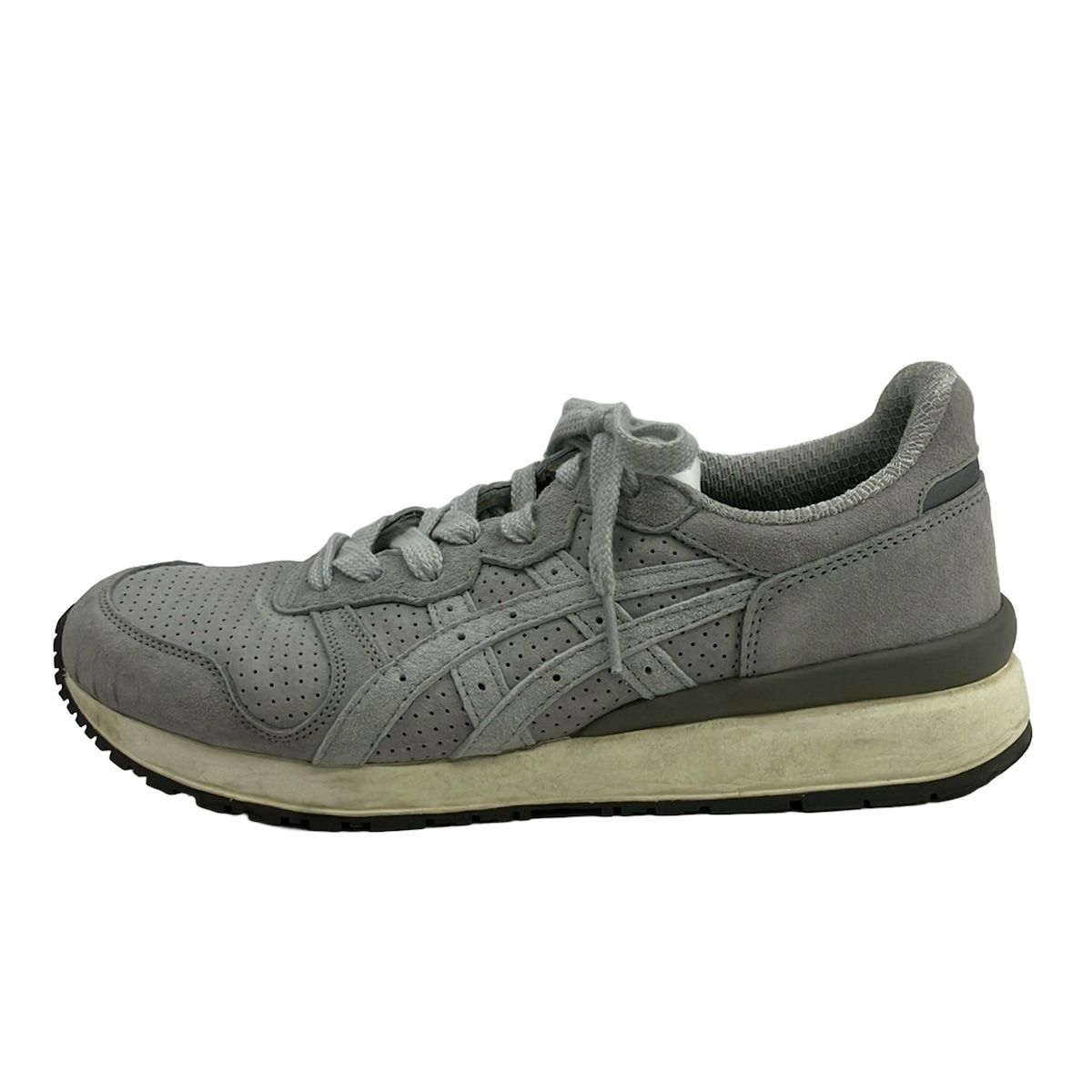 asics Onitsuka Tiger(アシックス・オニツカタイガー) スニーカー 25.5 メンズ - グレー