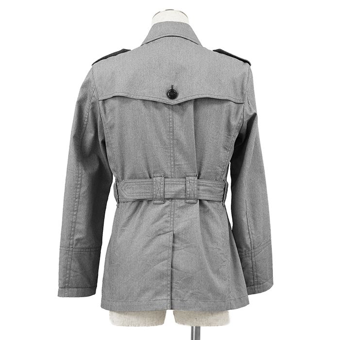 希少カラー バーバリーブラックレーベル ライナー付 トレンチコート グレー S SALE【美品】BURBERRY BLACK LABEL バーバリーブラックレーベル
