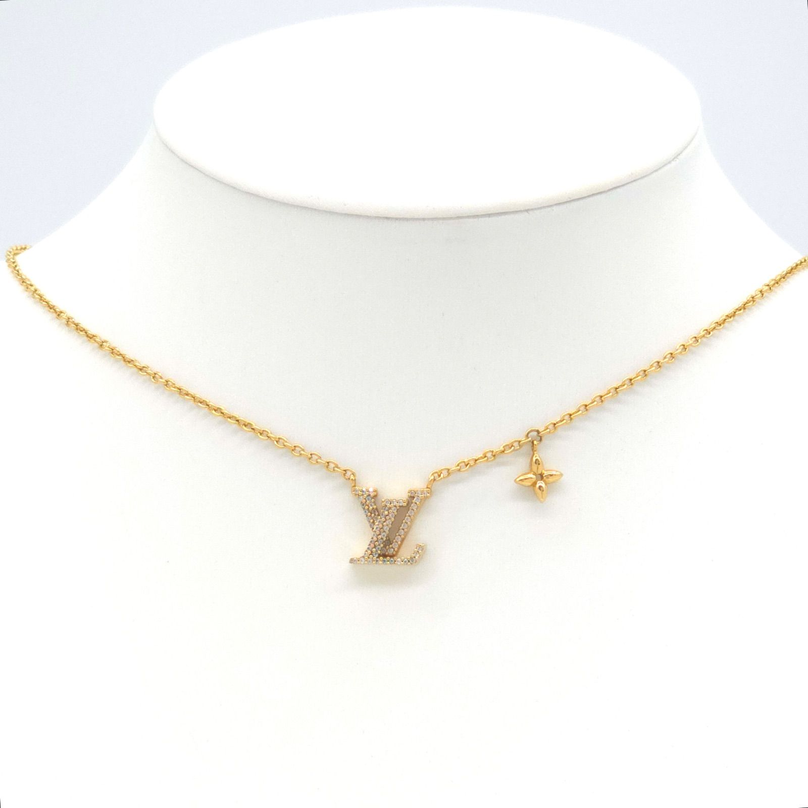ルイヴィトン ネックレス チャーム LOUIS VUITTON ルイヴィトン M00596 ネックレス・LV アイコニック 首