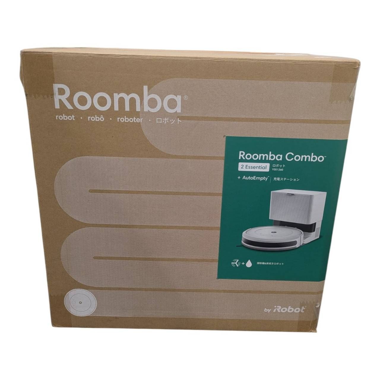 【新品】iRobot ルンバ コンボ 2Essential robot +AutoEmpty 充電ステーション ロボット掃除機 Y051260 [ホワイト] 本体 (1459)