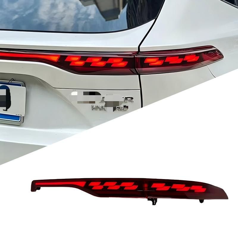 送料無料 トヨタ TOYOTA ハリアー HARRIER 80系 2022年～2024年対応 LEDテールランプ テールライトユニット リアコンビネーションランプ 龍鱗デザイン ABS製 スモーク レッド 後方視認性サポート リア外装ドレスアップ 交換用 車用