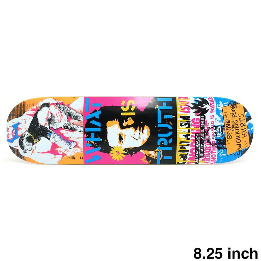 BLACK LABEL DECK ブラックレーベル デッキ JASON ADAMS TRUTH 8.25　スケートボード スケボー
