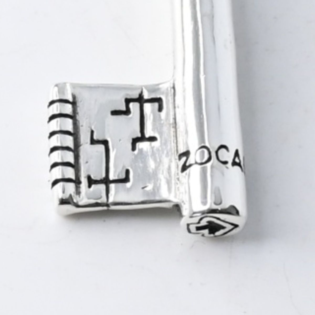 Zocalo 2001 スターリングシルバー950 チャーム 研磨済】ZOCALO Antique Key : Type1 シルバー silver950 チャーム