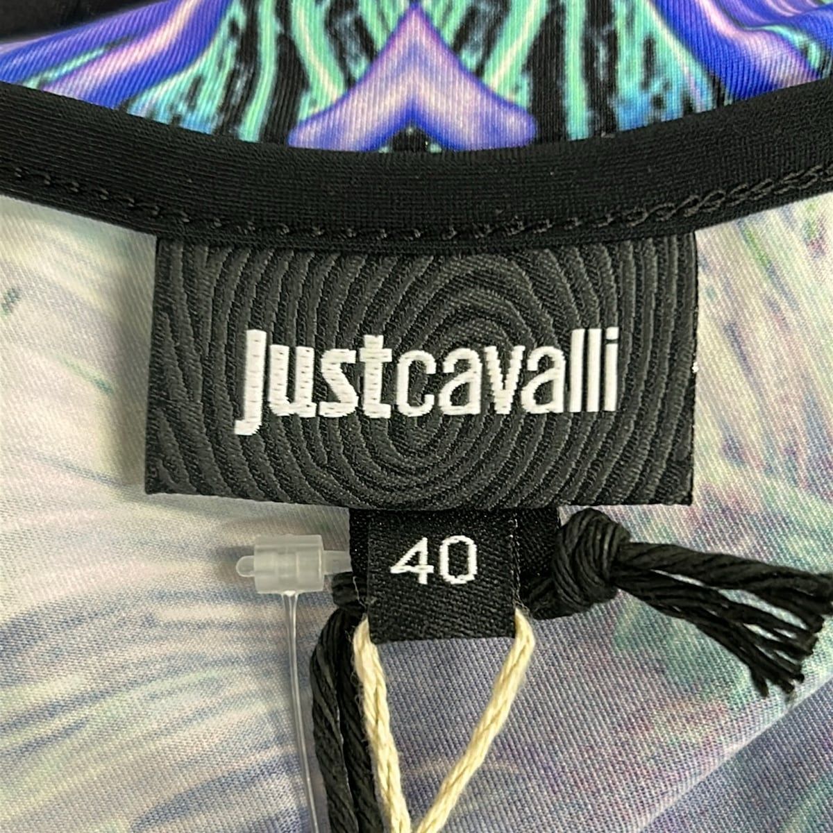 美品 Just Cavalli （ジャスト・カヴァリ）ワンピース40 JUST cavalli(ジャストカヴァリ) ワンピース サイズ40 M レディース美