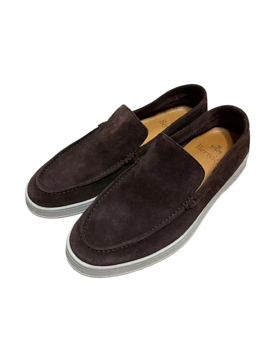 Berwick(バーウィック) 4795 スウェード ローファー ブラウン 40.5 size