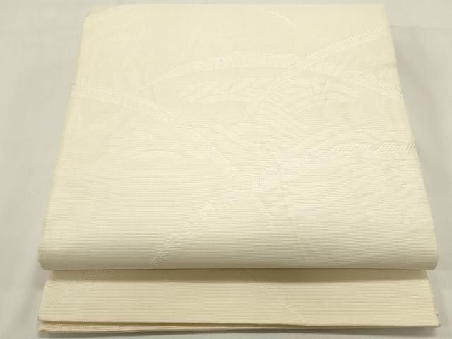 平和屋着物＊夏物　全通柄袋帯　雪芝地紋　やまと誂製　正絹　逸品　DABH1621cd
