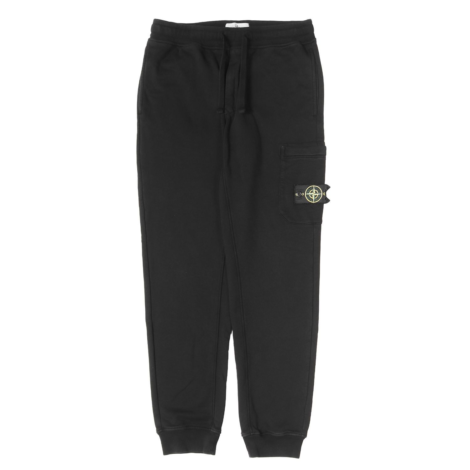 STONE ISLAND ストーンアイランド パンツ ブラック 黒 サイズ:M | 23AW フェルパスウェット パンツ (FELPA SWEAT PANTS) | ボトムス ズボン【メンズ】【中古】