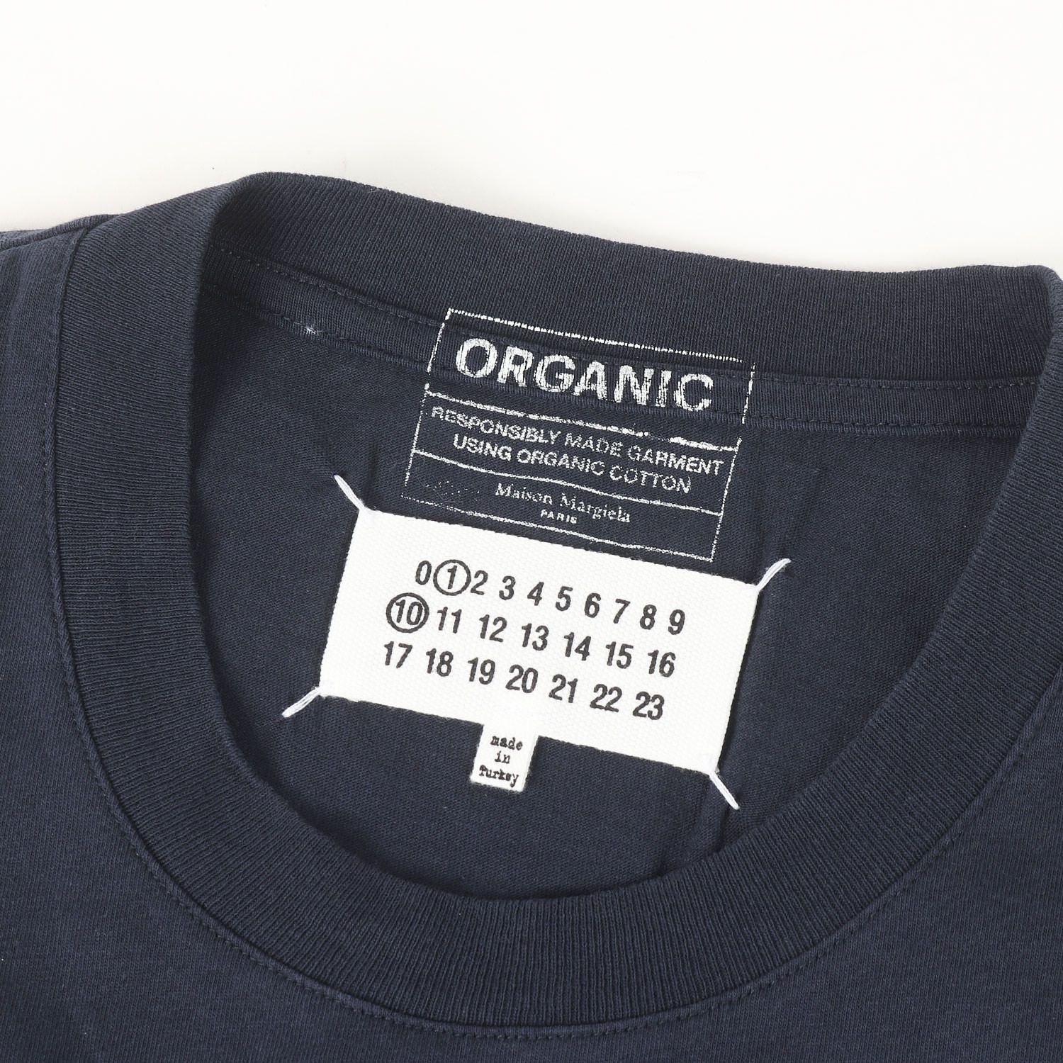 MAISON MARGIELA ネイビー Tシャツ サイズ10 48 メンズ Maison Margiela メゾン マルジェラ Tシャツ ネイビー 紺 サイズ:M