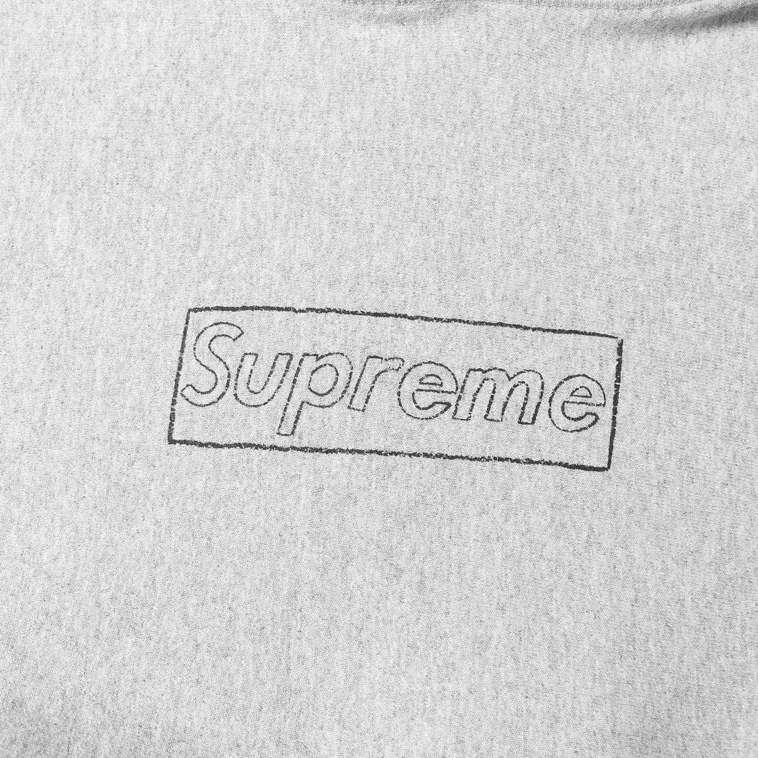Supreme シュプリーム パーカー ヘザーグレー サイズ:L | 21SS ×KAWS
