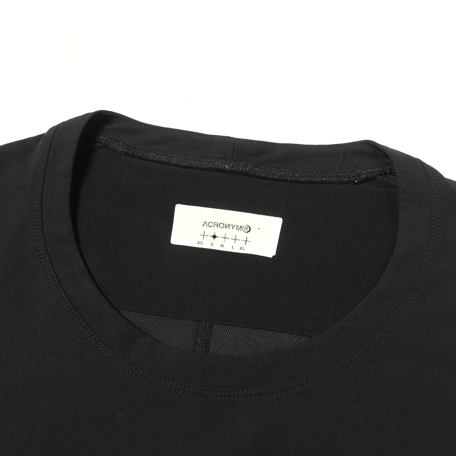 ACRONYM アクロニウム Tシャツ ブラック サイズ:S | スリット入り