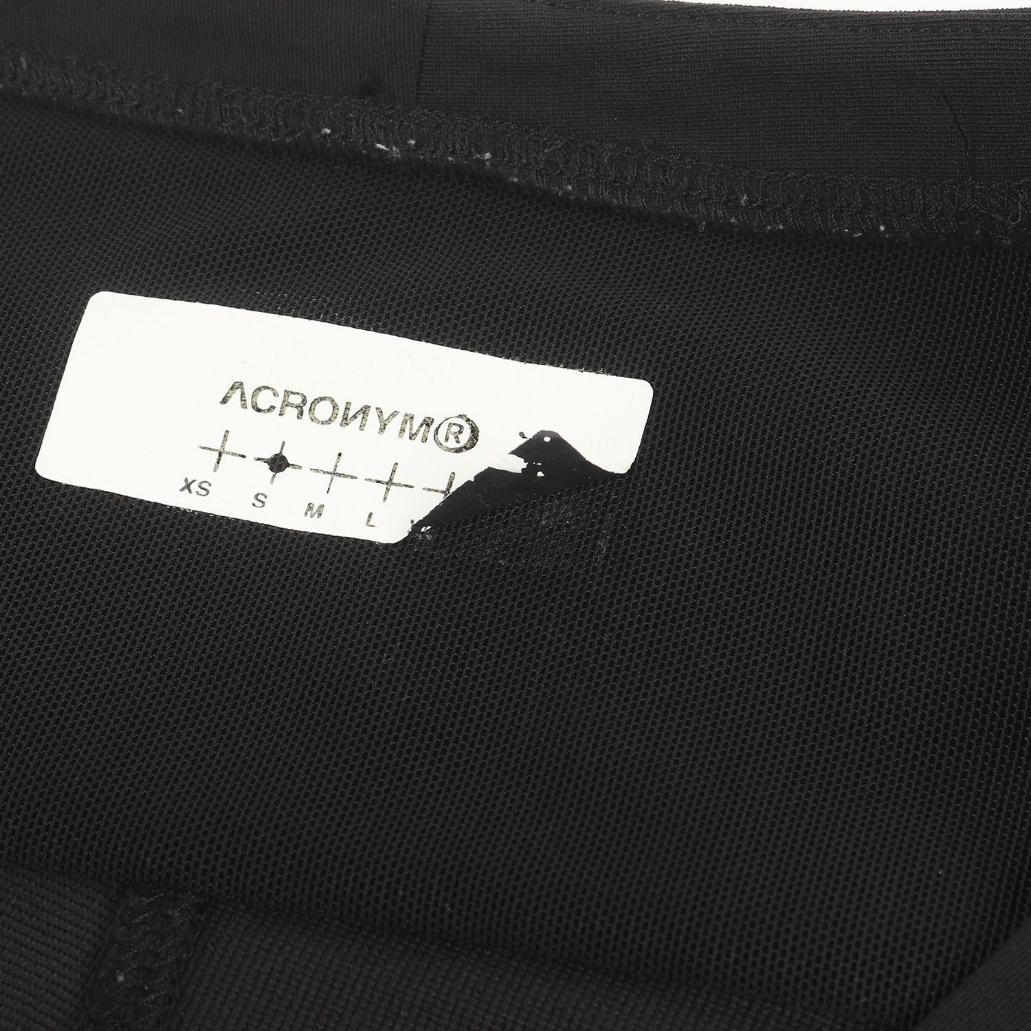 ACRONYM アクロニウム Tシャツ ブラック サイズ:S | スリット入り