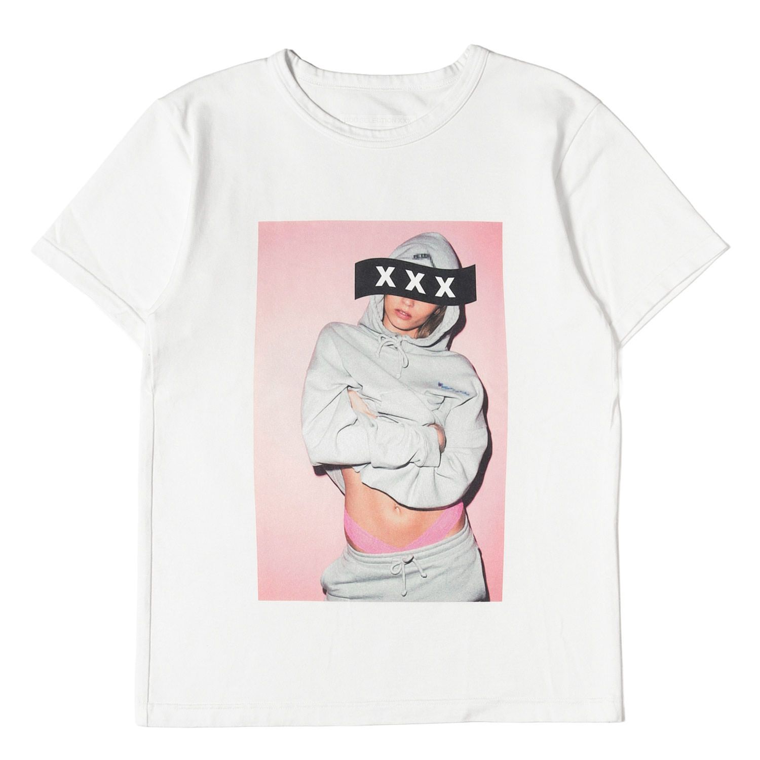 GOD SELECTION XXX ゴッド・セレクション・トリプルエックス Tシャツ ホワイト 白 サイズ:M | レディー フォト ヘビー Tシャツ | トップス カットソー 半袖【メンズ】【中古】