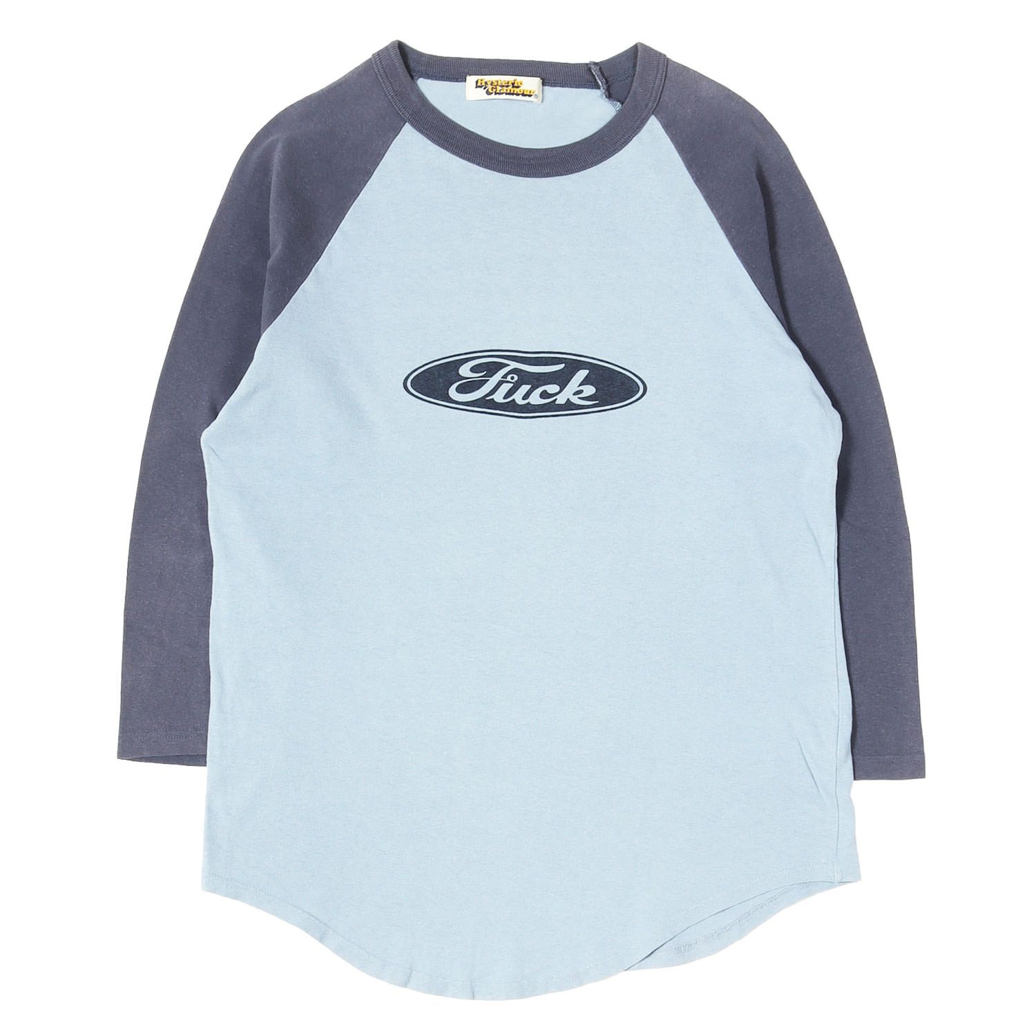 HYSTERIC GLAMOUR ヒステリックグラマー カットソー ネイビー サックス