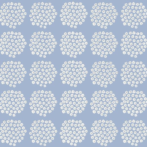marimekko マリメッコ 壁紙 PUKETTI プケッティ スカイブルー 70cm×10.05m 北欧デザイン 輸入壁紙 新品未使用