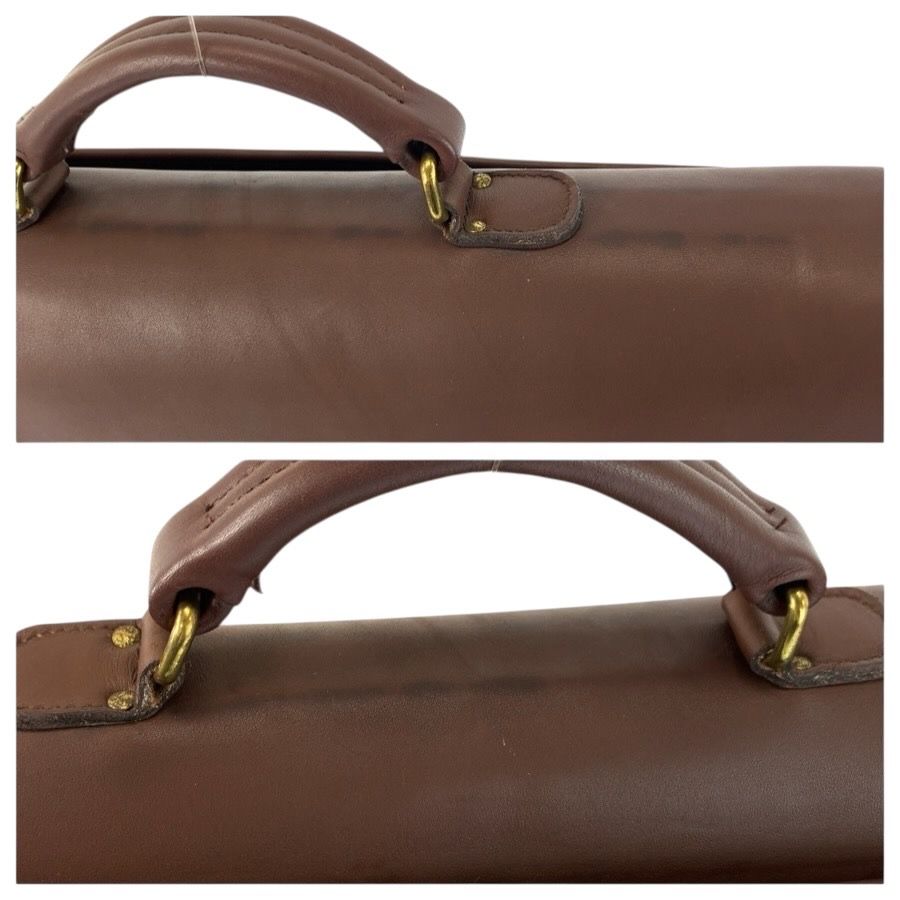 美品 COACH コーチ ヴィンテージ オールドコーチ ブラウン ゴールド