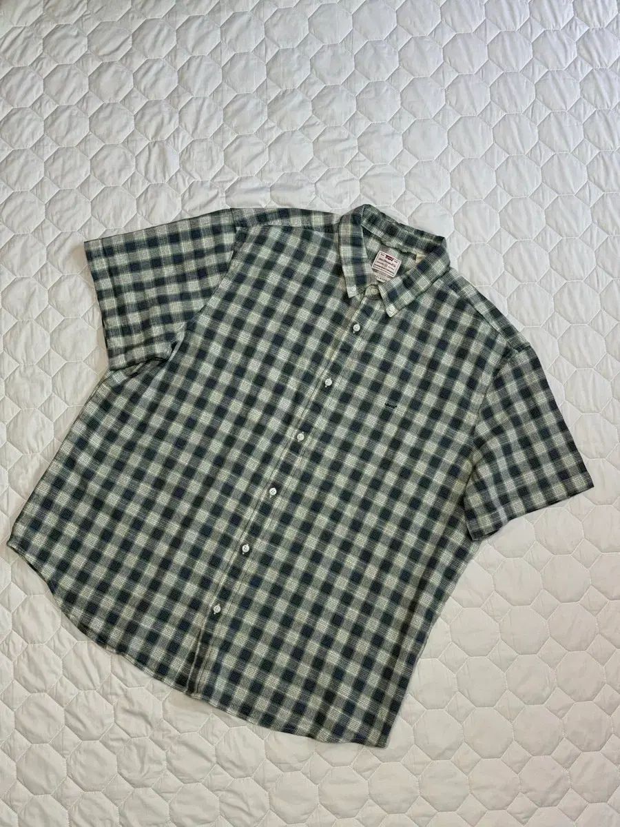 リーバイス ボタンダウン 半袖 チェックシャツ
