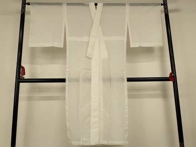平和屋着物＊夏物　長襦袢　絽　白色　洗える着物　AABJ8019jd