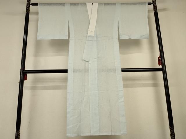 平和屋着物*夏物 長襦袢 渦紋紗 藍白色 AABJ8021jd