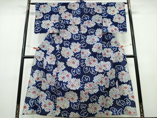 平和屋着物∴夏物　浴衣　有松鳴海絞り　紫陽花　綿　逸品　CABH1516ng 30,420円