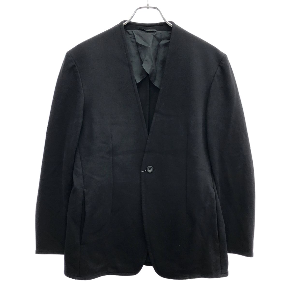 RAINMEKER 21SS ソリビア ノーカラージャケット ブラック M RAINMAKER レインメーカー 21SS SOLIVIA NO COLLAR JACKET ソリビア