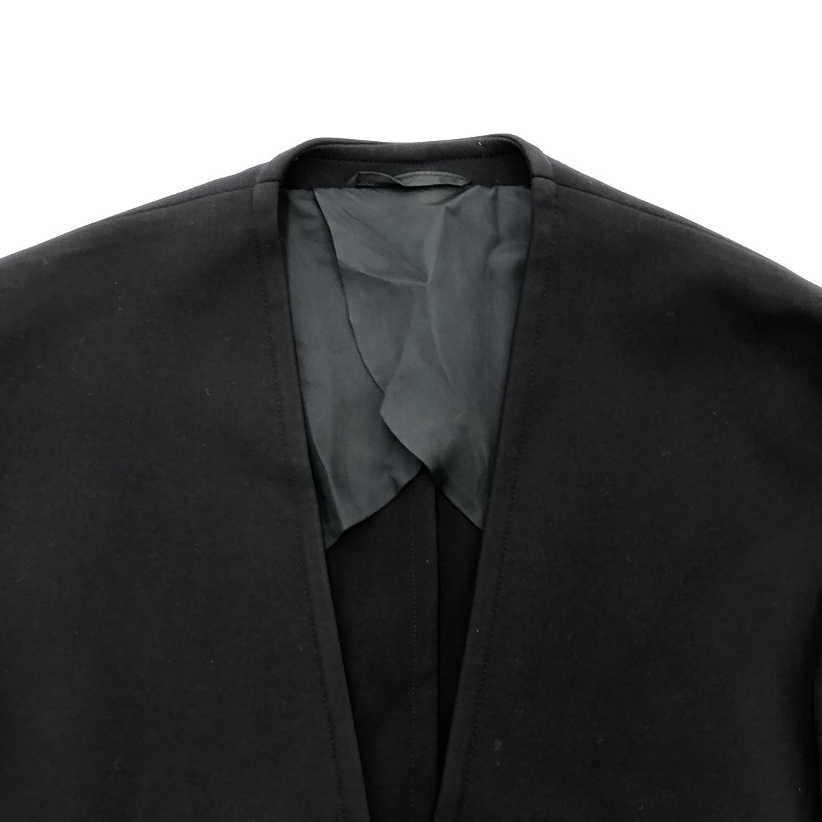 RAINMEKER 21SS ソリビア ノーカラージャケット ブラック M RAINMAKER レインメーカー 21SS SOLIVIA NO COLLAR JACKET ソリビア