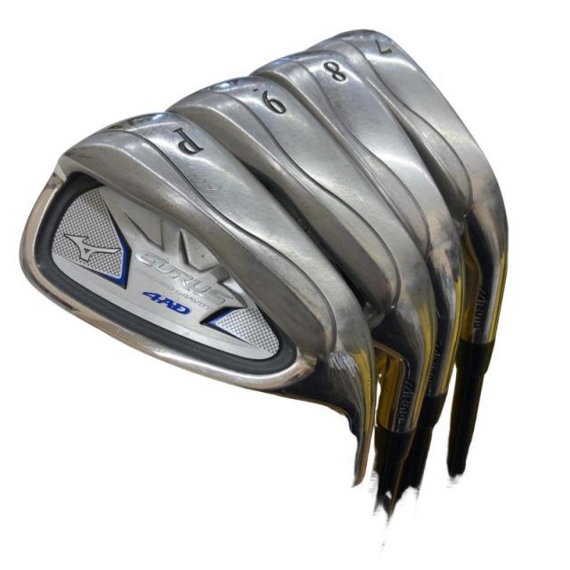 【中古】 ミズノ EURUS 4AD 8S アイアンセット IR EXSAR(EURUS 4AD) (フレックスR) メンズ 男性用 右利き 右用 Dランク ゴルフクラブ