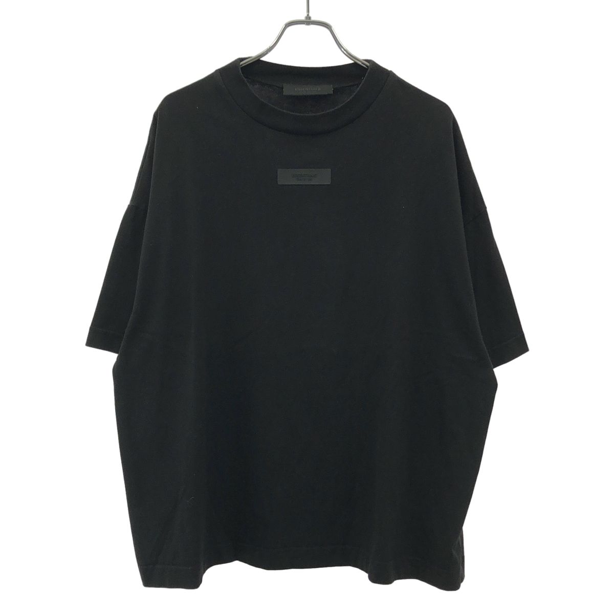 ESSENTIALS FEAR OF GOD エッセンシャルズ フィア オブ ゴッド ラバーパッチTシャツ ブラック S