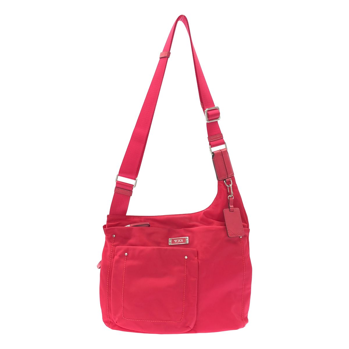 TUMI トゥミ ナイロンショルダーバッグ ピンク系