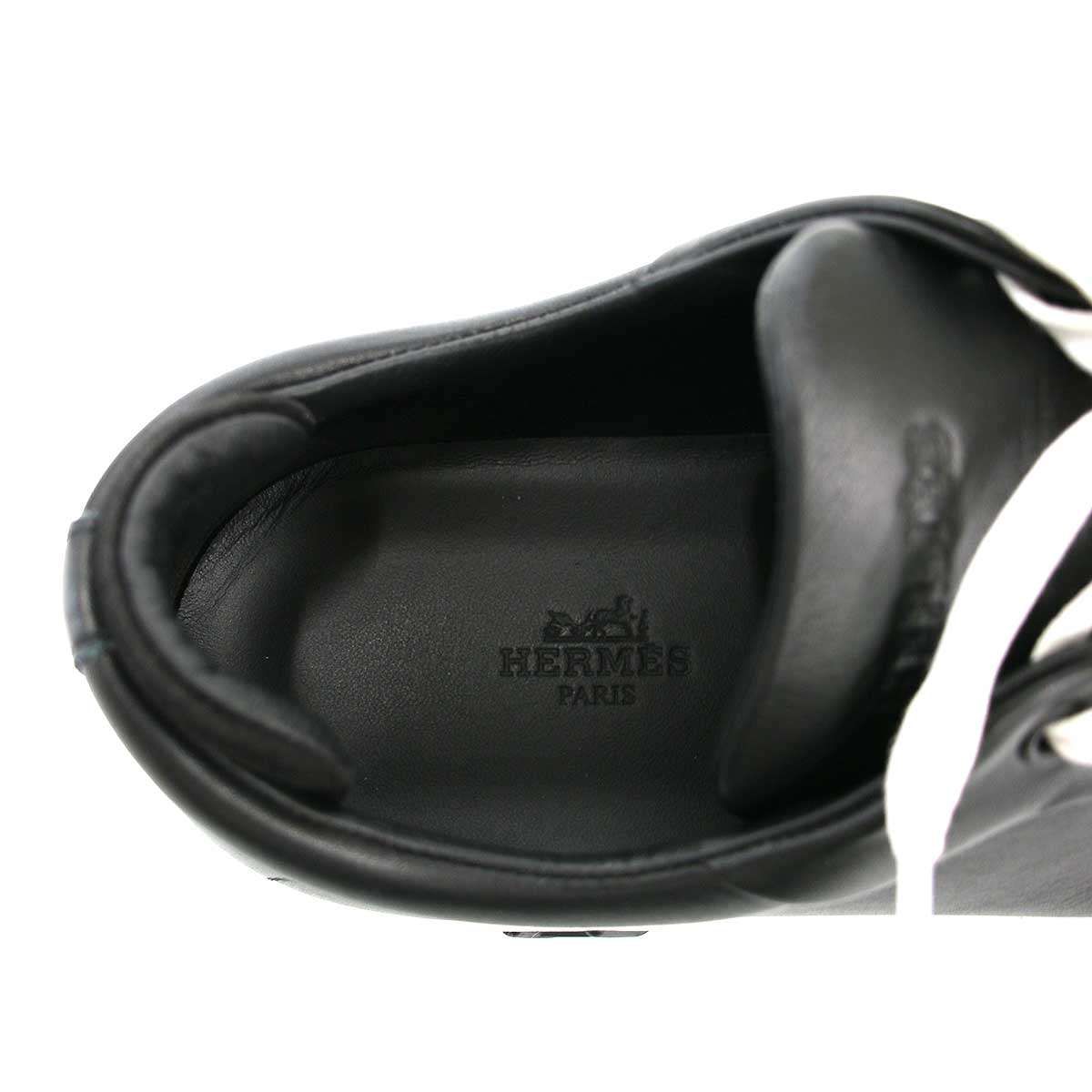 HERMES エルメス Kid Sneakers キッド スニーカー ブラック 40 - メルカリ