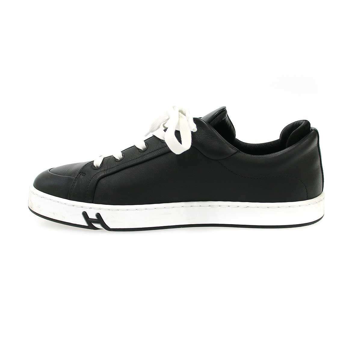 HERMES エルメス Kid Sneakers キッド スニーカー ブラック 40 - メルカリ