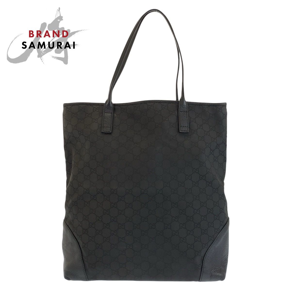 美品 GUCCI グッチ ブラック 黒 GGキャンバス/レザー 263345 トートバッグ ショルダーバッグ レディース 601559【中古】