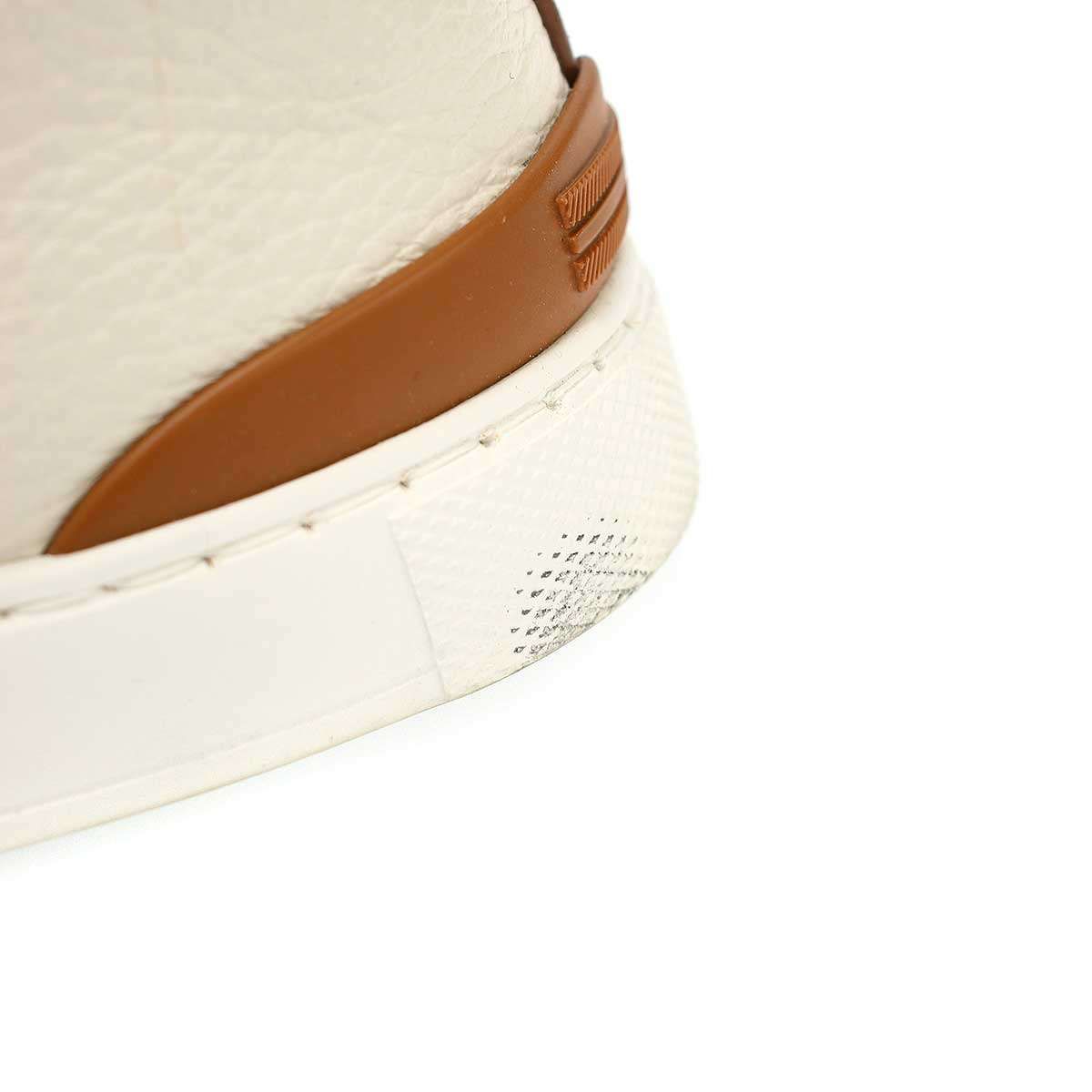 ZEGNA ゼニア Triple Stitch ローカットレザースニーカー S46672 