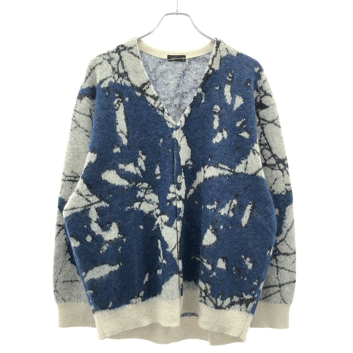 LAD MUSICIAN 21AW モヘアカーディガン 2221-012 LAD MUSICIAN ラッドミュージシャン 21AW MOHAIR W JACQUARD LEAF KNIT