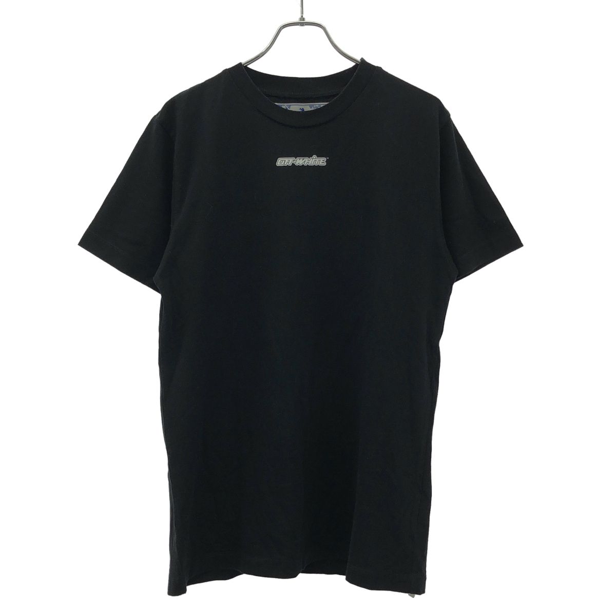 OFF-WHITE オフホワイト 20AW ARROW SLIM MARKER S/S TEE アローマーカープリントTシャツ OMAA027E20JER005 ブラック M
