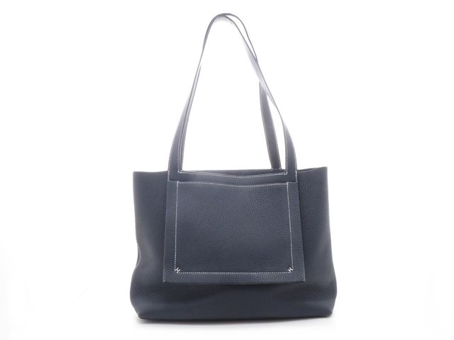 HERMES エルメス バッグ カバセリエ31 ブルーニュイ ﾊﾞｯｸﾞ ハンドバッグ トリヨンクレマンス ネイビー Z（2021年）刻印 ユニセックス【中古】【437】
