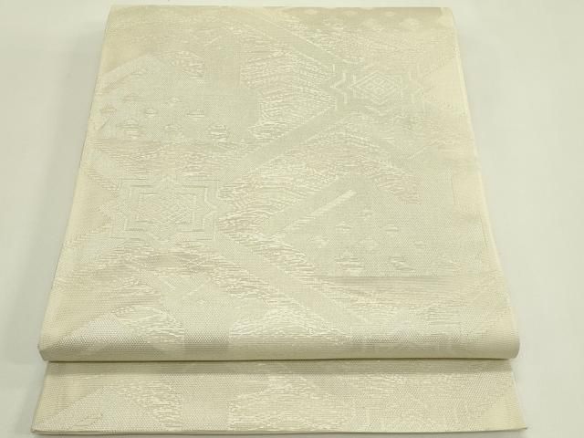 平和屋着物*夏物 六通柄袋帯 有栖川文様 銀糸 正絹 逸品 CABH5720rv