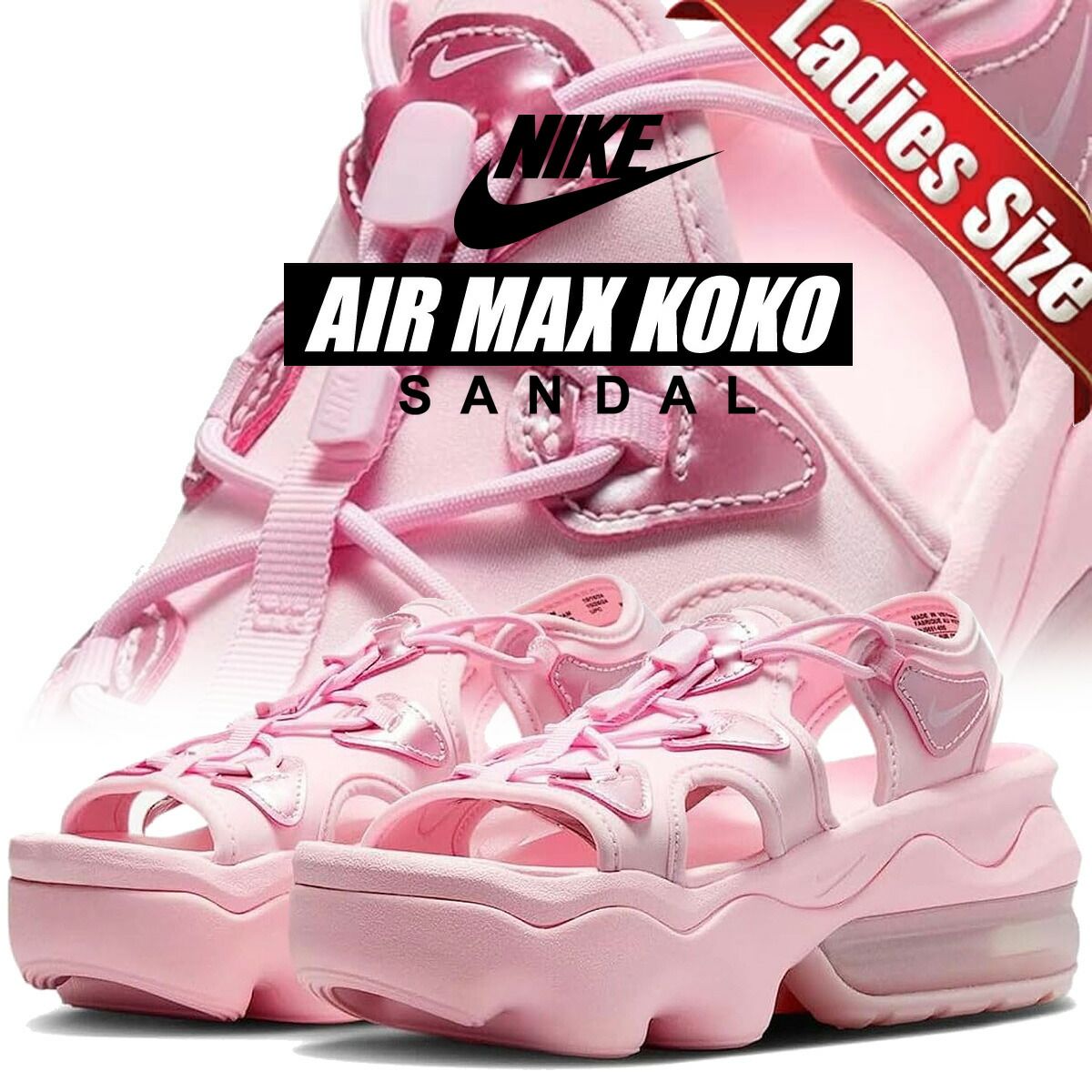 ナイキ ウィメンズ エア マックス ココ サンダル SE ピンクフォーム ドール NIKE WMNS AIR MAX KOKO SANDAL SE pink foam/pink foam-doll hj9651-600