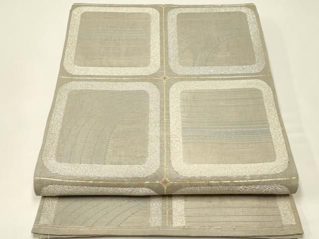 平和屋着物＊夏物　六通柄袋帯　光の芸術　金銀糸　正絹　逸品　CABH5771rv