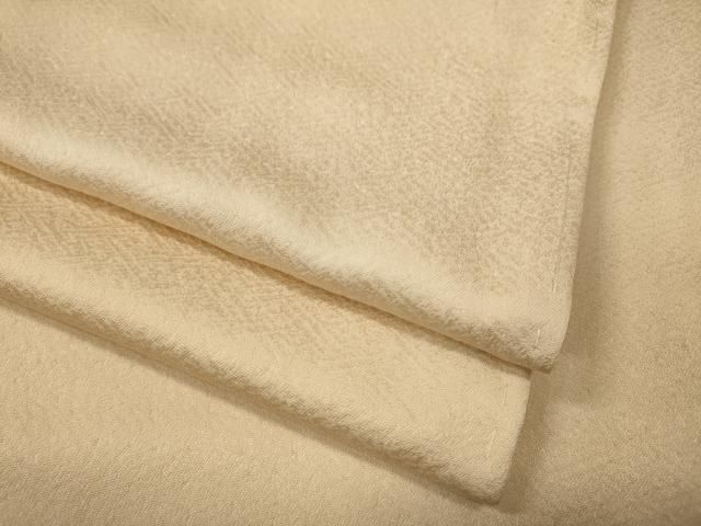 平和屋着物●上質な色無地　紗綾形地紋　肌色　正絹　逸品　CABG5599ut