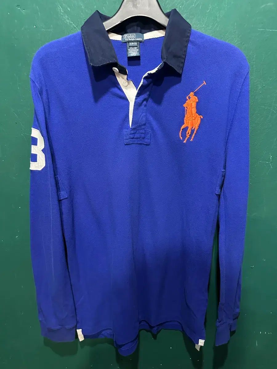 ポロ ビックポニー ポロシャツ 長袖 XL