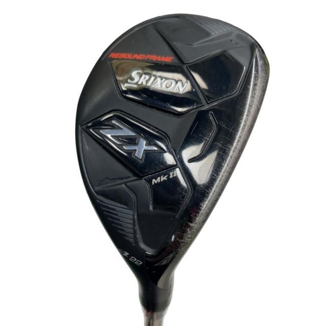 【中古】 ダンロップ SRIXON ZX Mk II HYBRID H4 ユーティリティ UT 純正特注シャフト (フレックスS) メンズ 男性用 右利き 右用 Cランク ゴルフクラブ