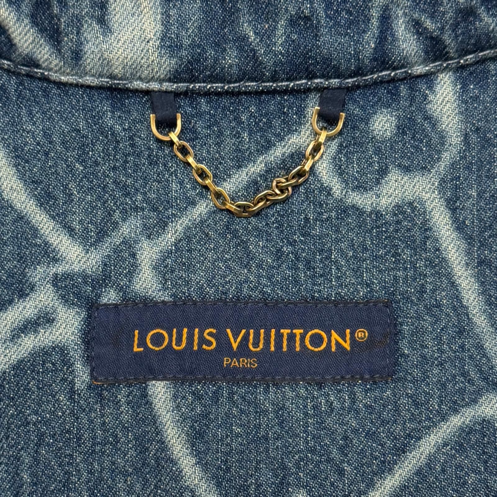 国内正規 LOUIS VUITTON 24AW モノグラム プリント ウォッシュ加工 