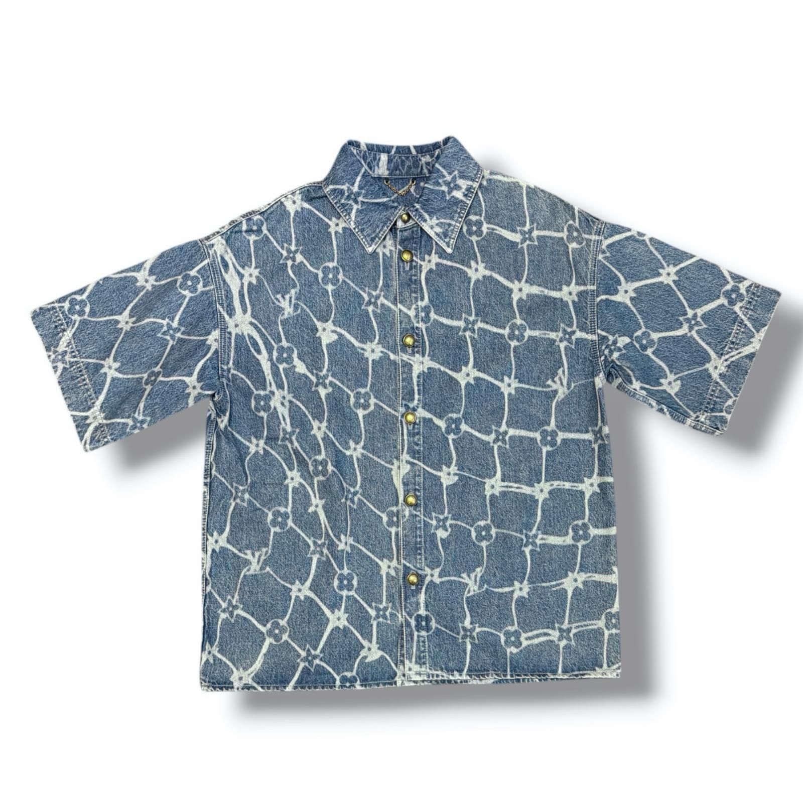国内正規 LOUIS VUITTON 24AW モノグラム プリント ウォッシュ加工